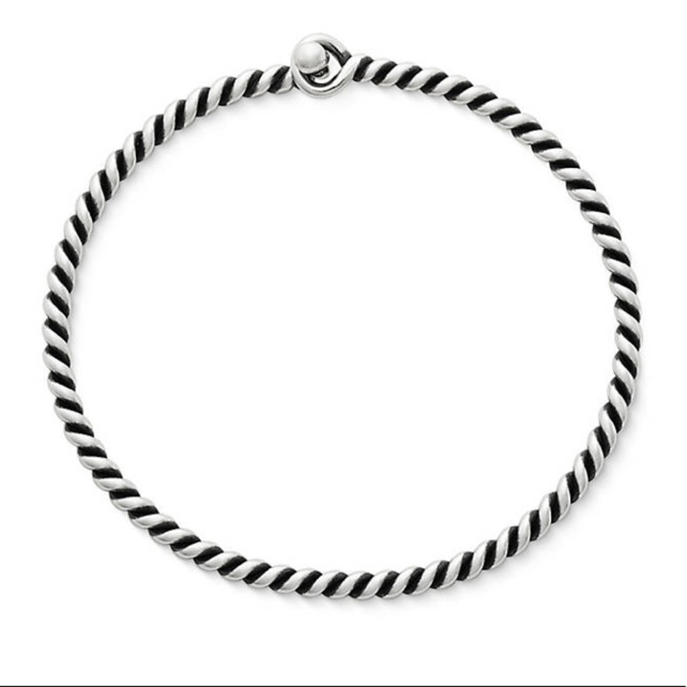 James Avery Twisted Wire Hook-On Bracelet